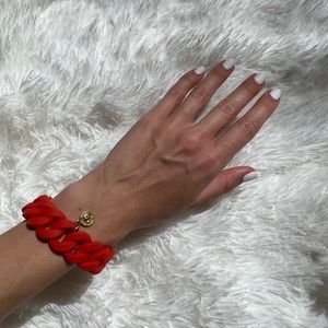 Marc Jacobs Rubber Bracelet Red/Orange Thin